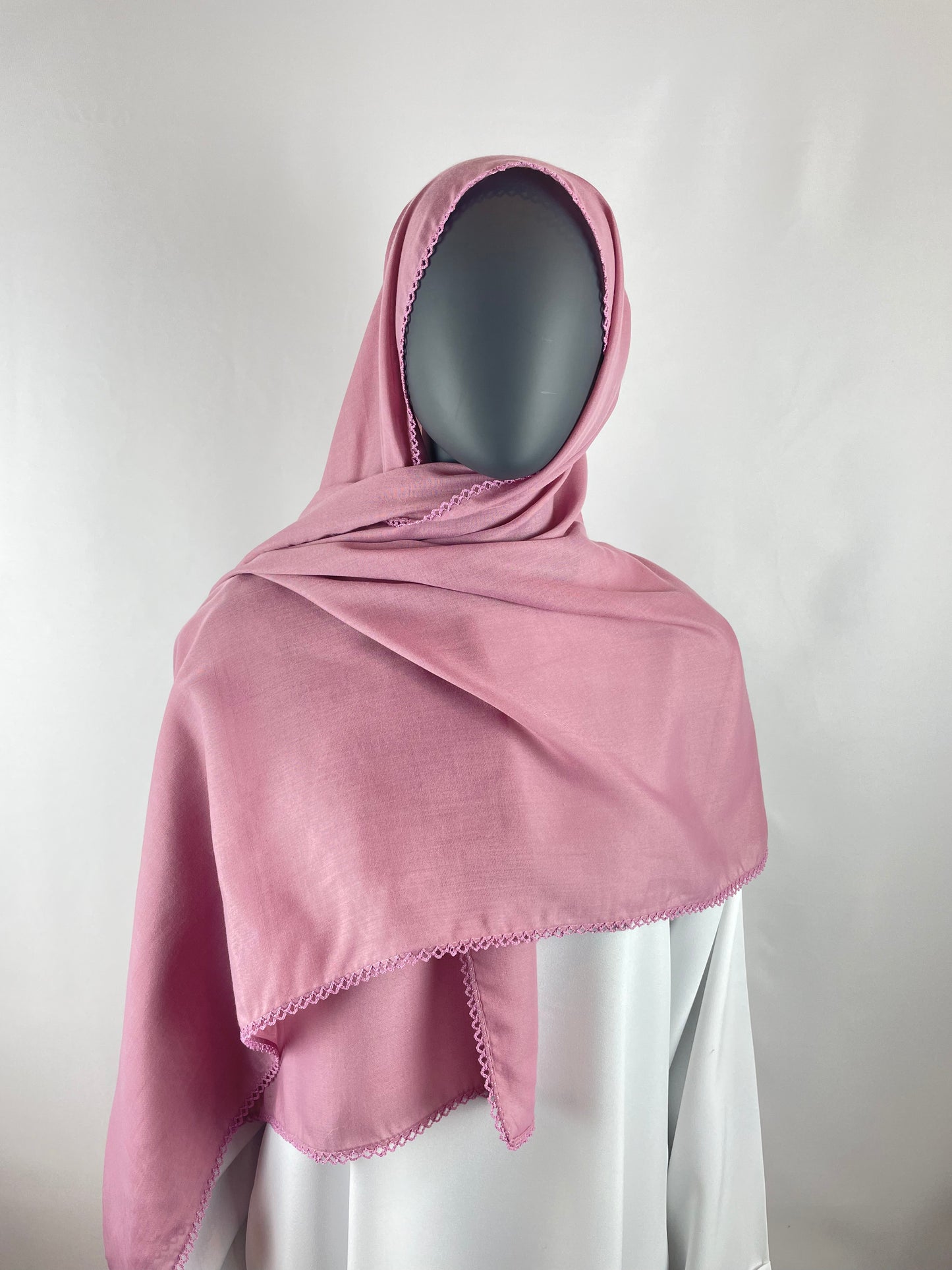 Cotton hijab in Pink