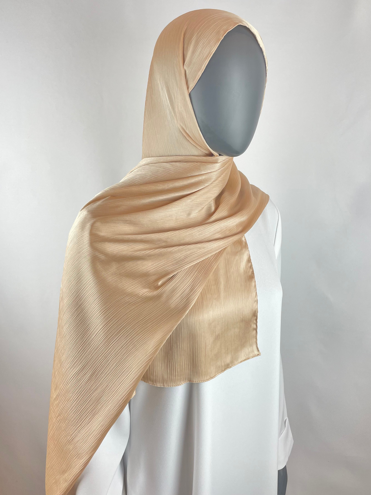 Striped Satin Hijab