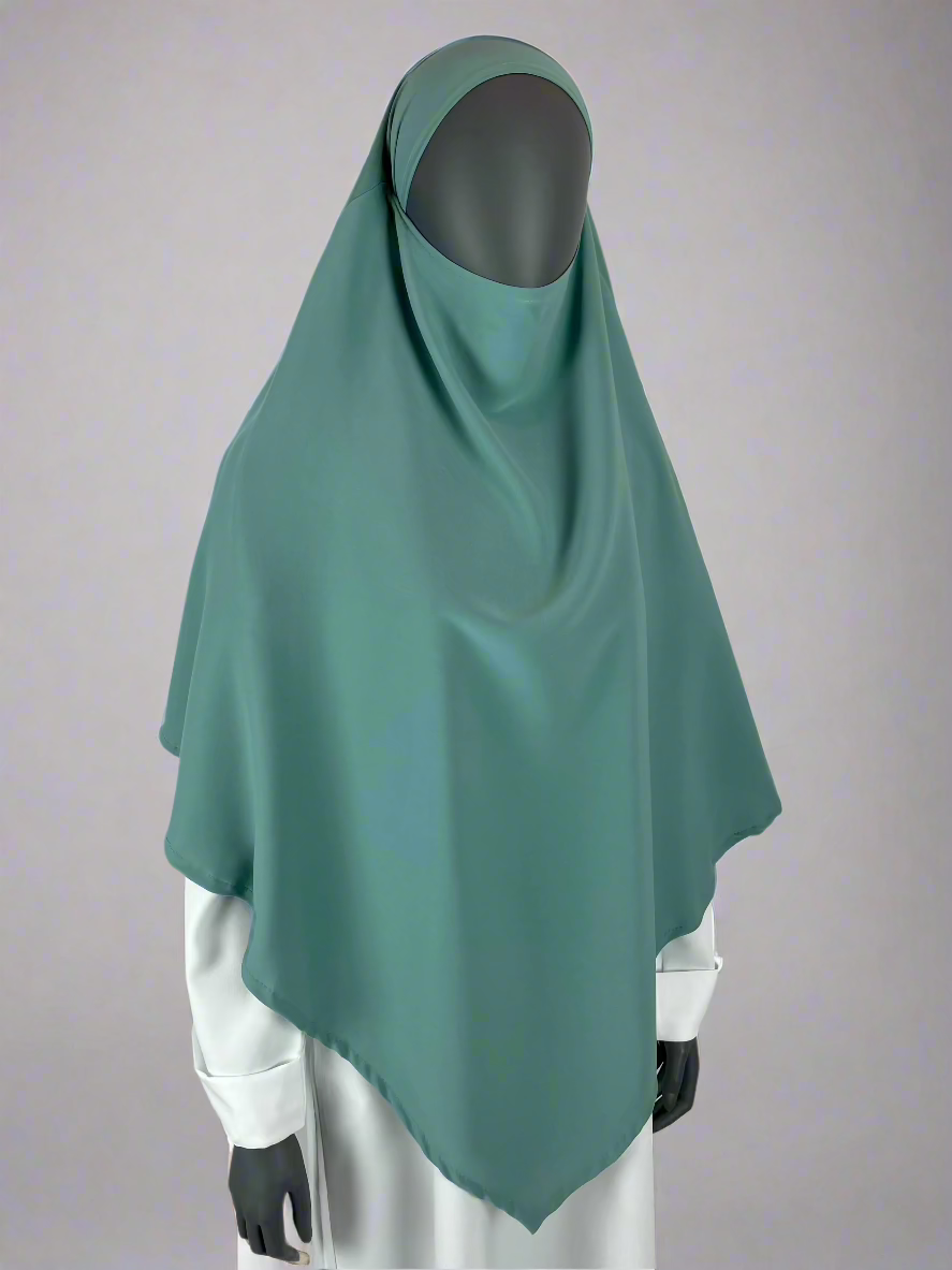 Khimar Medina Silk in SeaGreen