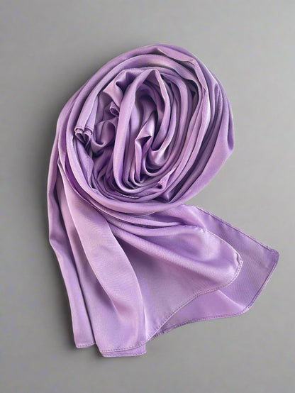 Hijab Lavender Satin